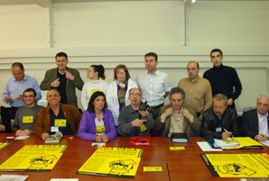 Esquerra dóna suport a la convocatòria de vaga de la Plataforma en defensa de l’ensenyament públic en un acte a les Corts Valencianes