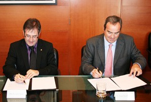 Ausàs signa un conveni del Consorci AOC amb el Col·legi Oficial d’Enginyers de Camins, Canals i Ports