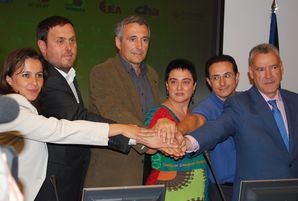 Presentada la coalició de l’Europa dels pobles-Verds