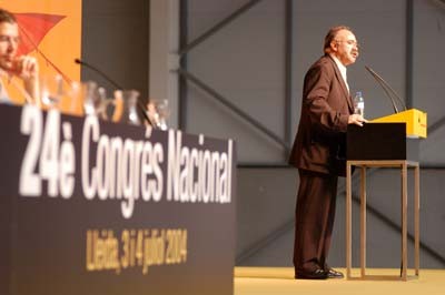 Carod recorda la tradició llibertària d'ERC i assegura haver entès el missatge d'ahir de la militància