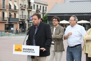 Junqueras proposa una directiva europea que afavoreixi la ‘implantació massiva’ d’energies més netes i renovables