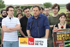   Junqueras exposa el programa juvenil d’Esquerra a l’escola de formació de les JERC  