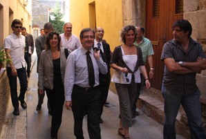Jordi Ausàs visita Verges i la Bisbal d’Empordà