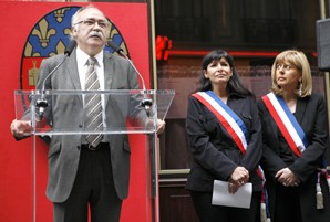 Carod reivindica 'el triomf de les llibertats i de la democràcia' a l’antiga seu de la Generalitat a l’exili