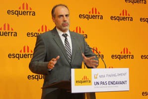 Ridao denuncia el procés de 'Berlusconització' que està patint el sistema legal i polític