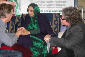 Tardà i Muñoz es reuneixen amb l'activista sahrauí Aminatou Haidar i demanen a ZP que s'impliqui en la recerca d'una solució
