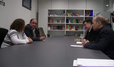 Puigcercós ofereix l'ajuda d'Esquerra a la mediadora cultural de Cunit, Fàtima Ghailan