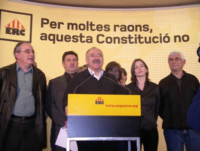 Carod assenyala que l'esquerra nacional puja i que ERC utilitzarà la força del 28% del No per pressionar el Govern espanyol a favor de Catalunya