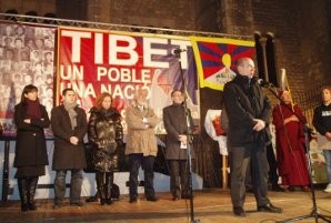 Esquerra s'uneix a la concentració pacífica contra l'ocupació xinesa del Tibet