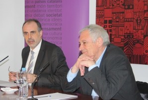 El líder del BNG pronuncia una conferència a Barcelona, organitzada per la Fundació Josep Irla