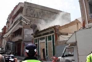 Esquerra condemna els enderrocs al barri del Cabanyal i les càrregues policials contra els veïns del barri