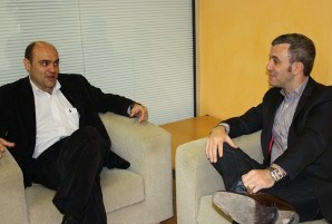 Vendrell es reuneix amb Collboni per tractar diferents temes de la campanya electoral
