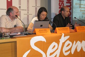 Minoves participa en la presentació de l'informe 'El comerç just a Catalunya 2009'