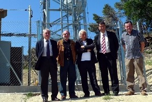 Jordi Bosch inaugura dues noves torres de telecomunicacions a la Conca de Barberà