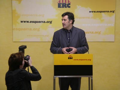 Puigcercós anuncia que ERC estendrà la mà al govern de l'Estat en el debat de política general per tirar endavant la reforma de l'Estatut i del model de finançament