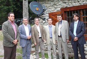 Ausàs presenta la prova pilot per dotar d'Internet de banda ampla els refugis d'alta muntanya