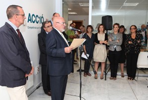 Huguet inaugura la nova delegació d'ACC1Ó a Lleida, que aposta per oferir un servei de proximitat al teixit empresarial de la demarcació