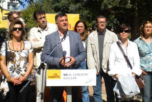 Puigcercós: ‘Si Esquerra és forta aturarem el cementiri nuclear com ja vam fer amb el transvassament’