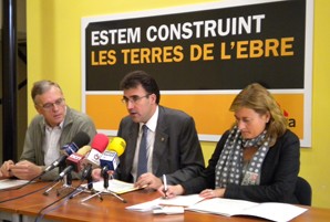 Esquerra demana a CiU i PSC que deixin de convertir les Terres de l'Ebre en un territori d'abocadors