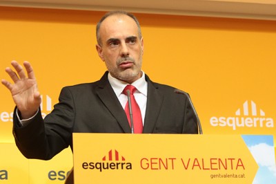 Ridao: 'La diferència entre Esquerra i el PSC és que nosaltres mirem cap al futur en positiu i el PSC mira cap al passat'