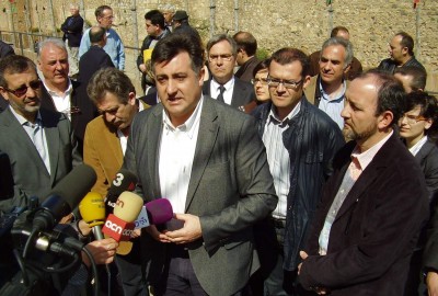 Joan Puigcercós reclama el finançament que tenen els ajuntaments navarresos perquè 'és el triple que aquí'