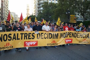 'Nosaltres decidim independència', el lema d'Esquerra per a la Diada del País Valencia