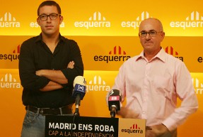 MADRID ENS ROBA és el lema d’Esquerra Republicana pel 20N