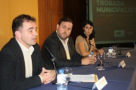 Bosch aposta per fer política de proximitat en la cloenda de la Trobada Municipalista d'Esquerra