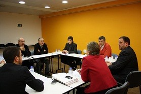 Junqueras satisfet perquè UGT i CCOO accepten incloure el concepte de dèficit fiscal en la consulta per les retallades