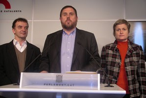 Junqueras censura a Mas ‘que doni confiança a qui no s’ho mereix i a qui no compleix amb Catalunya’