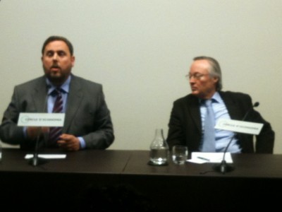 Junqueras: 'És l’hora de fer pinya, de sumar empresaris i treballadors en benefici del país'