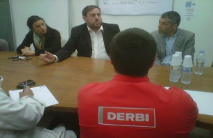 Junqueras a Derbi: ’Dubtem que les receptes del PP salvin a Espanya, i el que és segur és que són letals per a Catalunya’.