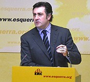   Puigcercós reafirma que Esquerra no pot donar suport a l’Estatut tal com està ara  