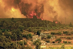 Junqueras fa arribar a tots els valencians  la seva solidaritat davant els dramàtics incendis que ja han calcinat 40.000 hectàrees