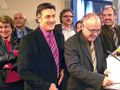   Esquerra diu 'no' de forma unànime al pacte Zapatero-Mas  