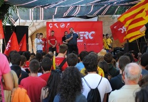 Junqueras fa una crida perquè el jovent de l’Acampada Jove no decebi el país i lideri un nou escenari