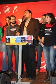 Junqueras:‘ El nostre millor discurs és el nostre exemple. No vendrem el país per por ni per diners, no canviarem la dignitat del nostre poble per diners’