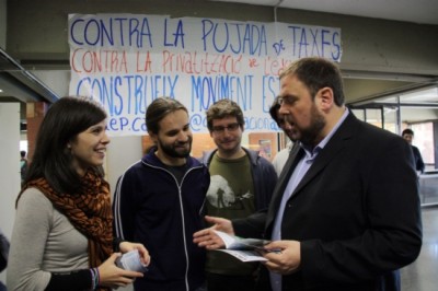 Junqueras: 'La democràcia es va inventar perquè els ciutadans decideixin'