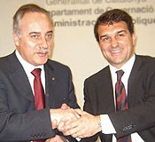 El Govern signa un acord amb el Barça per crear centres de formació i de l'esport en països en vies de desenvolupament