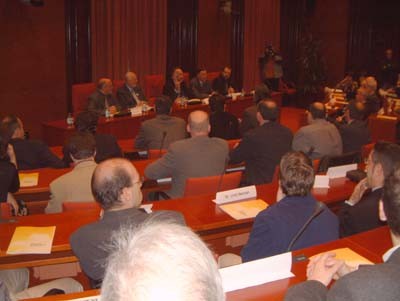 Carod presenta el projecte de Constitució de l'Estat Lliure de Catalunya, el projecte d'Estatut Nacional d'ERC