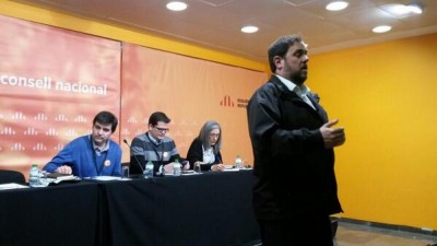 Junqueras : 'A Europa el nostre compromís també és amb la democràcia, amb el procés i amb els Països Catalans'