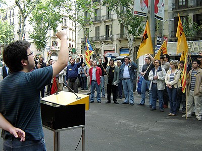 Esquerra assegura en la celebració del Primer de Maig que l’Estatut queda curt en drets laborals