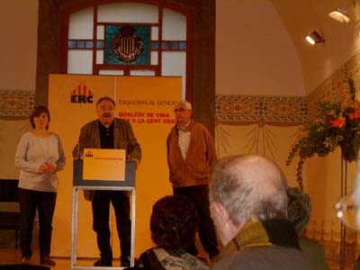 Carod afirma a Granollers que les pensions a Catalunya han de compensar-se per fer front al nivell de vida català